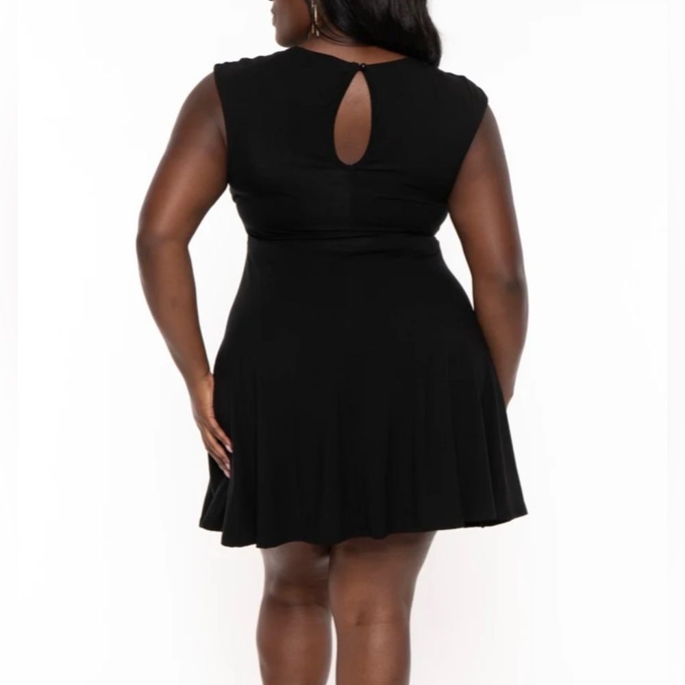 Curvy Sense black dress 2X NEW - Picture 3 of 5